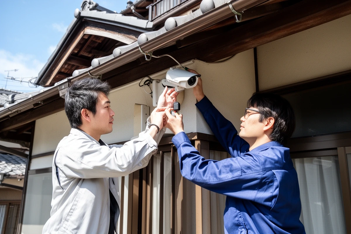 設置作業の様子